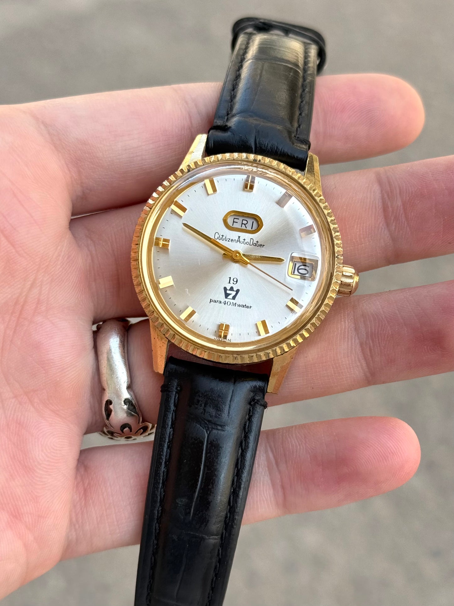Vintage Citizen Auto-Dater Automatic Japan Watch